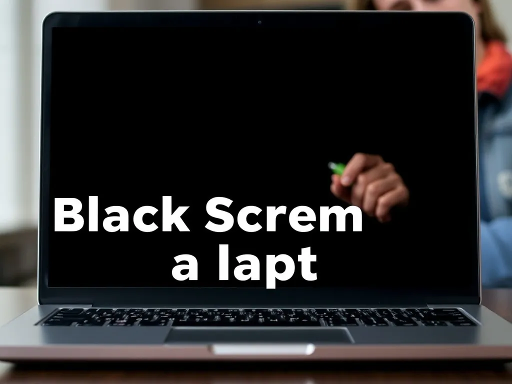 Czarny ekran w laptopie – co robić i jak naprawić problem?