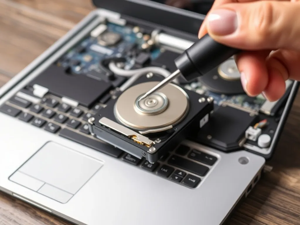 Jak wygląda wymiana dysku w laptopie? Krok po kroku