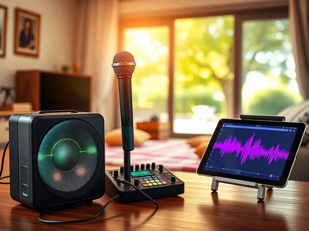 Zestaw karaoke - śpiewanie w domu i w plenerze