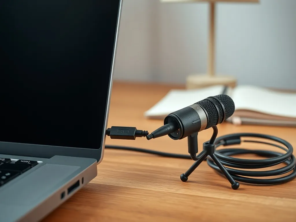 Jak podłączyć mikrofon do laptopa?