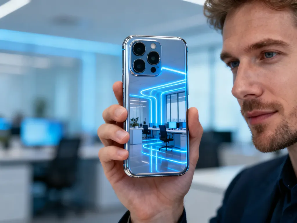 Nowoczesny smartfon Samsung trzymany w dłoni, prezentujący elegancki design obudowy i wysokiej jakości wyświetlacz.